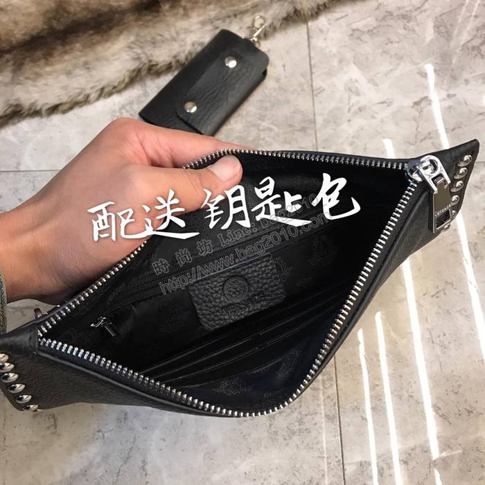 VERSACE男包 2019新款 进口牛皮 范思哲男士手拿包 9362  rdn1019